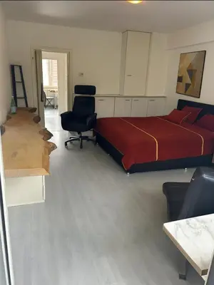 Ein Sitzbereich in der Unterkunft Gemütliche 1,5 Zimmer-Oase im schönen grünen Essen Frohnhausen