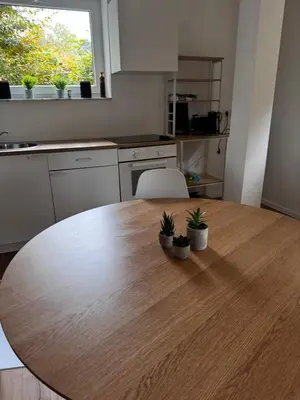 Küche/Küchenzeile in der Unterkunft Luxury Apartment nähe Düsseldorf