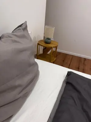 Ein Bett oder Betten in einem Zimmer der Unterkunft Luxury Apartment nähe Düsseldorf
