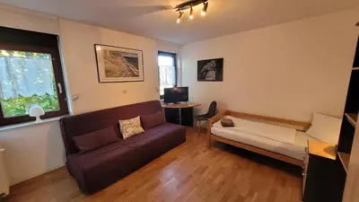 Ein Bett oder Betten in einem Zimmer der Unterkunft Monteurs-Apartment Graf Häseler
