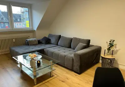 Ein Sitzbereich in der Unterkunft CityLoft Wlan Zentral