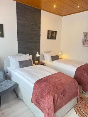 Ein Bett oder Betten in einem Zimmer der Unterkunft Mahesars Home 2