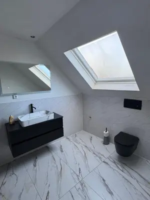 Ein Bett oder Betten in einem Zimmer der Unterkunft Ferienhaus am Rhein mit Whirlpool und Sauna