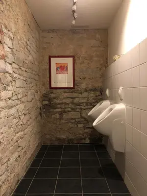 Ein Badezimmer in der Unterkunft Das Ministerhaus - historisches Anwesen für Gruppen und Seminare