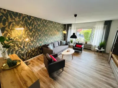 Ein Sitzbereich in der Unterkunft Fewo am Tüllinghof