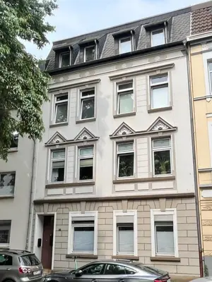 Das Gebäude in dem sich die Ferienwohnung befindet