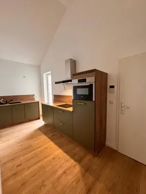 Küche/Küchenzeile in der Unterkunft Rheinberg Alstadt Maisonettenwohnung