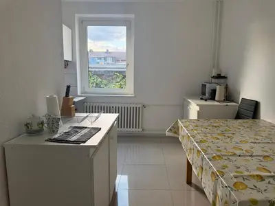 Ein Bett oder Betten in einem Zimmer der Unterkunft K&K Unterkunft Gelsenkirchen