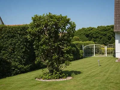 Ein Garten an der Unterkunft Großzügiges Einfamilienhaus mit viel Garten