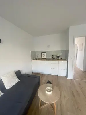 Küche/Küchenzeile in der Unterkunft Apartment Lüdenscheid - Zentral & Ruhig mit Balkon