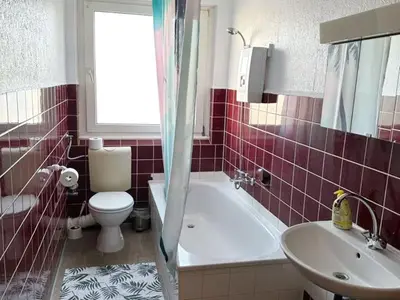 Ein Badezimmer in der Unterkunft Beautiful apartments in Bergkamen bei Dortmund