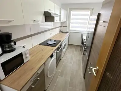 Küche/Küchenzeile in der Unterkunft Beautiful apartments in Bergkamen bei Dortmund