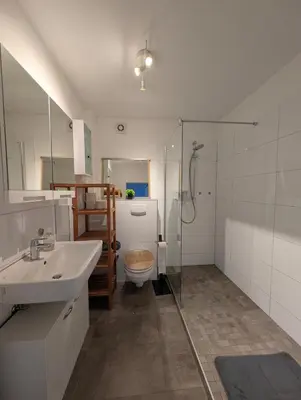 Ein Badezimmer in der Unterkunft Traumwohnung über den Dächern Rüttenscheids