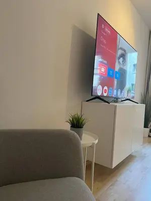 TV/Unterhaltungsangebot in der Unterkunft Gemütliche Wohnung, ruhige Lage
