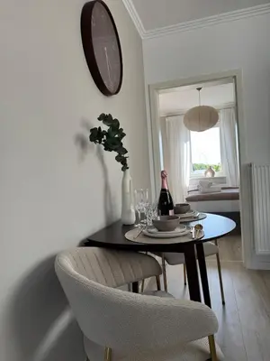 Ein Sitzbereich in der Unterkunft Aesthetic Cozy Home Lüdenscheid
