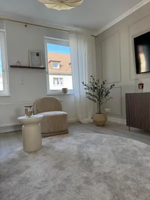 Ein Sitzbereich in der Unterkunft Aesthetic Cozy Home Lüdenscheid