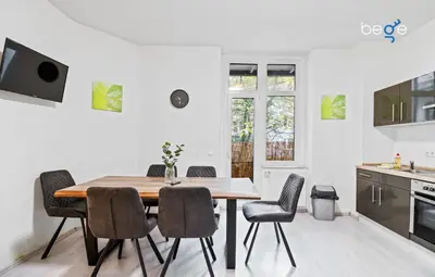 Küche/Küchenzeile in der Unterkunft BEGE APARTMENTS MyWork Apartment