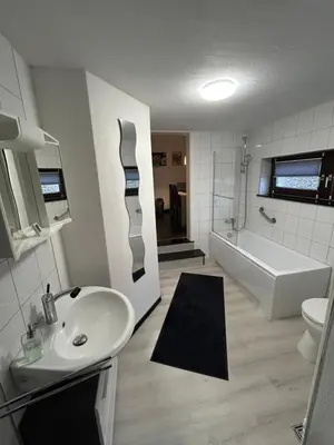 Ein Badezimmer in der Unterkunft Ferienwohnung Sofie Marie