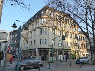 Das Gebäude in dem sich die Ferienwohnung befindet