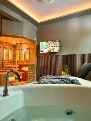 Grundriss der Unterkunft My happy place - Apartment mit Sauna & Whirlpool