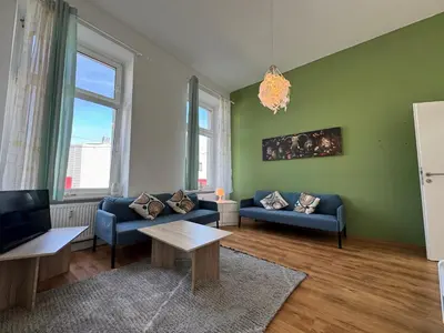 Ein Sitzbereich in der Unterkunft 4YOU Appartement Ferien & Monteursunterkunft