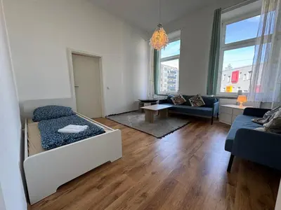 Ein Sitzbereich in der Unterkunft 4YOU Appartement Ferien & Monteursunterkunft