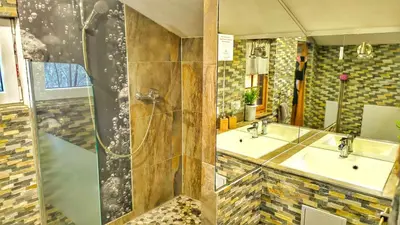 Ein Badezimmer in der Unterkunft STUGA bei GRETA