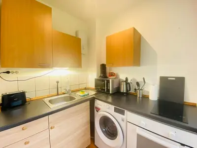 Küche/Küchenzeile in der Unterkunft SASI HOMES - WorkBase