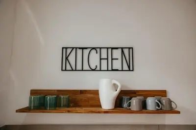 Kaffee-/Teezubehör in der Unterkunft Charmante Wohnung mit Garten im Briller Viertel