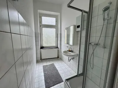 Ein Badezimmer in der Unterkunft Modern apartment in Solingen with perfect connections