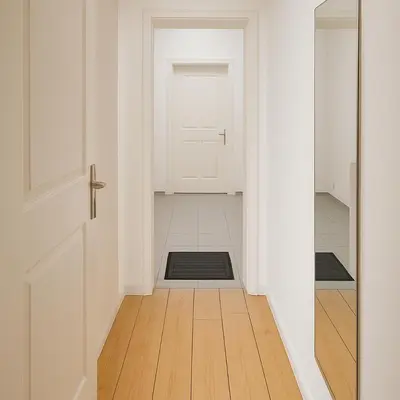 Grundriss der Unterkunft Bett im Durchgangszimmer