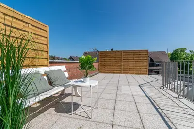 Ein Balkon oder eine Terrasse in der Unterkunft Workers Home W136 l 2 Schlafzimmer für 4 Personen