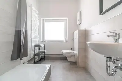 Ein Badezimmer in der Unterkunft Workers Home W136 l 2 Schlafzimmer für 4 Personen
