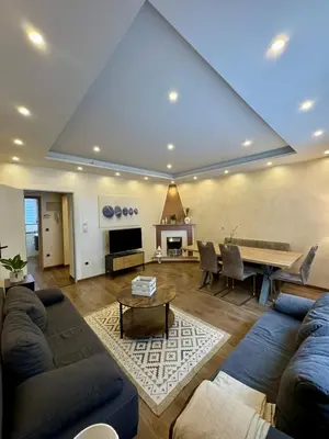 Ein Sitzbereich in der Unterkunft Apartement Rustica - MODERN NEST APARTEMENTS