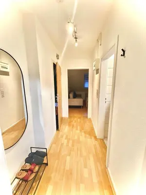 Grundriss der Unterkunft Moderne Unterkunft mit Parkplatz & Smart-Tv