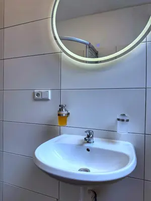 Ein Badezimmer in der Unterkunft Ring-Apartments Kompakt - Gelsenkirchen Zentrum