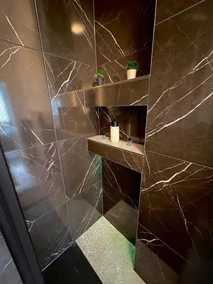 Ein Badezimmer in der Unterkunft Aura Apartment Herne