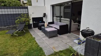 Ein Garten an der Unterkunft Ferienoase mit Garten - Ihr Tor zum Sauerland