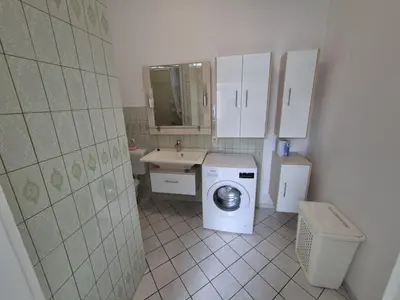 Ein Badezimmer in der Unterkunft Dania Apartments - zentral, ruhig