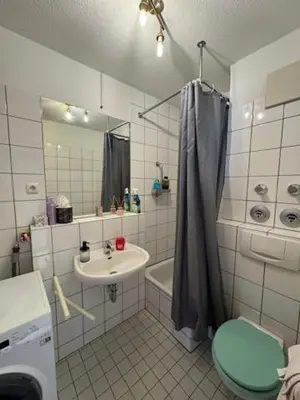 Ein Badezimmer in der Unterkunft Düssel-Oase