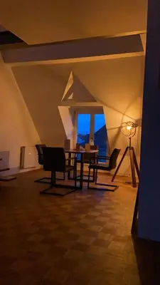 Ein Sitzbereich in der Unterkunft High Class maisonette Apartment 2 bed 2 bathroom