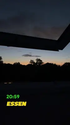 Blick auf den Sonnenuntergang/Sonnenaufgang von der Ferienwohnung aus oder aus der Nähe