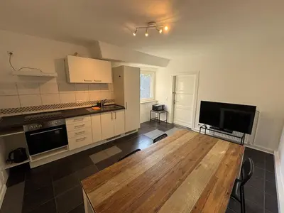 Küche/Küchenzeile in der Unterkunft Cheap apartment in Solingen near Wuppertal