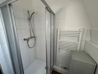 Ein Badezimmer in der Unterkunft Cheap apartment in Solingen near Wuppertal