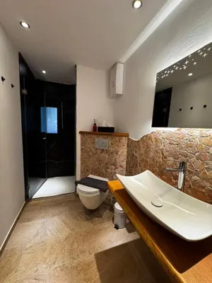 Ein Badezimmer in der Unterkunft Quartier 4 - modern und mit bester Verkehrsanbindung