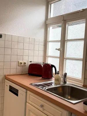 Küche/Küchenzeile in der Unterkunft Ferienwohnung Altes Gut Kenkhausen