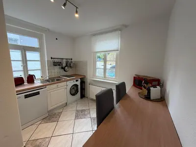 Küche/Küchenzeile in der Unterkunft Ferienwohnung Altes Gut Kenkhausen