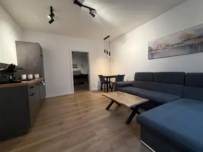 Küche/Küchenzeile in der Unterkunft Wohnung Schwerte