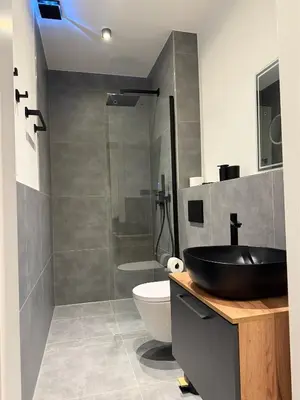 Ein Badezimmer in der Unterkunft Wohnung Schwerte