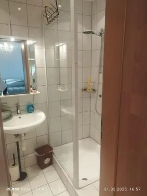 Ein Badezimmer in der Unterkunft Möb Monteurapartment in Gladbeck